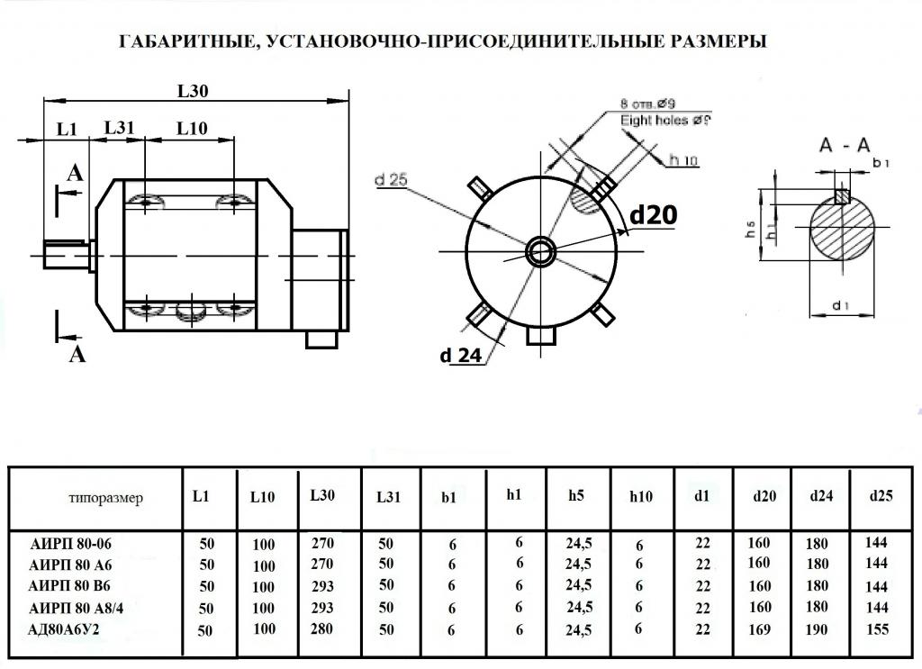 Аирп80а6у2 схема подключения